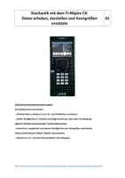 Vorschau - Arbeitsblätter - Stochastik mit dem TI-NSpire CX (Teil 1) - Deckblatt