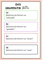Vorschau - Spiele - Das Grammatik-Battle - Deckblatt