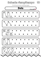 anteprima - Esercizi - SCHEDE RIEMPI TEMPO ABILITA' VISUO SPAZIALI (LINEE) - Pagina 2