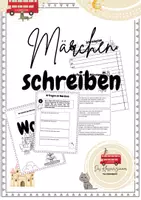 Vorschau - Arbeitsblätter - Märchen schreiben - Deckblatt