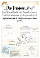 Vorschau - Stundenentwürfe - Unterrichtsreihe Frieden und Miteinander - "Der Friedenssucher" - Deckblatt