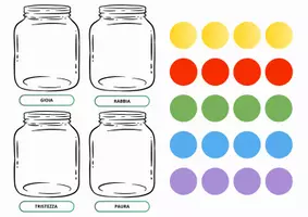 anteprima - Flashcard - Materiale - LE EMOZIONI - Pagina di copertina