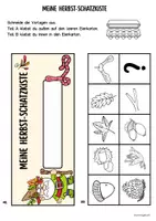 Vorschau - Arbeitsblätter - Herbst Natur und Wald Schatzsuche mit Eierkarton, Sachunterricht (Naturschatzkiste) - Seite 3