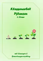 Vorschau - Arbeitsblätter - klassenarbeit-pflanzen-klasse-6 - Deckblatt