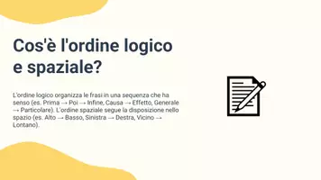 anteprima - Presentazioni / Lavagne - Organizzare le frasi in ordine logico e spaziale - Pagina 2