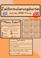 Vorschau - Bildkarten - Zielformulierungen und Belohnungskarten - SMART - Prinzip - Deckblatt