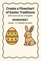 anteprima - Schede informative - Create a flowchart of Easter traditions with instructions in English - SL - Pagina di copertina