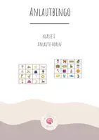 Vorschau - Spiele - Anlaute hören Anlautbingo Klasse 1 - Deckblatt