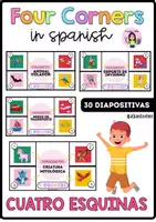 Vista previa - Refuerzo / NEE / Materiales de apoyo - 4 Esquinas - Juego en Español - Portada