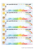 Vorschau - Mal- und Bastelvorlagen - Willkommen - Eulenklasse und neutrale Version - Regenbogenstift - Seite 3