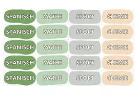 Vorschau - Anderer Materialtyp - Flexibler Stundenplan Tropical (bearbeitbar) - Seite 3