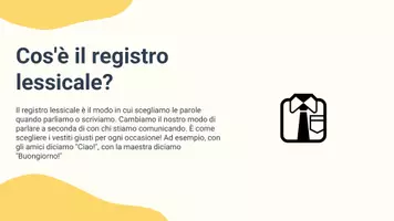 anteprima - Presentazioni / Lavagne - Verificare l’uso coerente del registro lessicale e stile - Pagina 2