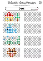 anteprima - Esercizi - SCHEDE RIEMPI TEMPO, ABILITA' VISUO SPAZIALI (COLORARE) - Pagina 2