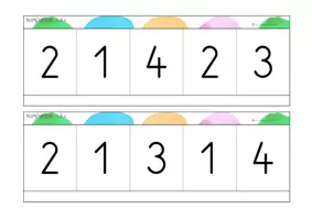 Aperçu - Apprentissages en autonomie - BAC numeration 1 à 4 Chiffres doigts dés - Page de couverture