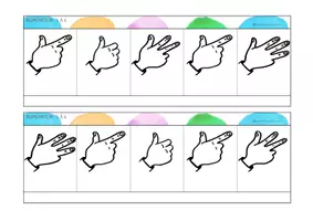 Aperçu - Apprentissages en autonomie - BAC numeration 1 à 4 Chiffres doigts dés - Page 2