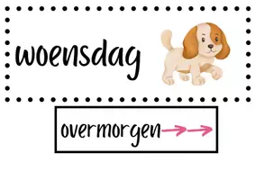 Voorbeeld - Dagen van de week - Pagina 2