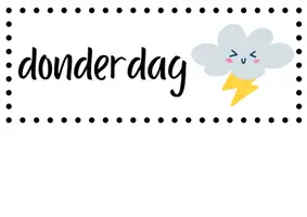 Voorbeeld - Dagen van de week - Pagina 3