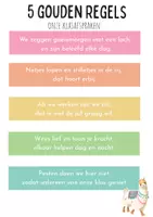 Voorbeeld - Klasafpraken thema lama - Voorblad
