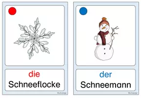 Vorschau - Fördermaterial/Inklusion - WINTER / Bildkarten - Seite 3