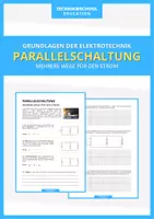 Vorschau - Arbeitsblätter - Technik - Parallelschaltung - Deckblatt