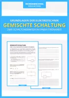 Vorschau - Arbeitsblätter - Technik - Gemischte Schaltungen - Deckblatt