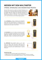 Vorschau - Arbeitsblätter - Technik - Messen mit dem Multimeter - Seite 2