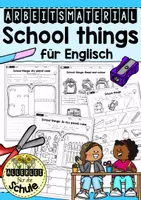 Vorschau - Arbeitsblätter - School things - Arbeitsmaterial - Deckblatt
