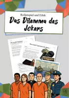 Vorschau - Arbeitsblätter - Das Dilemma des Jokers – Rollenspiel Ethik - Deckblatt