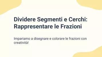 anteprima - Presentazioni / Lavagne - Disegnare segmenti, colorare frazioni - Pagina 1