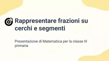 anteprima - Presentazioni / Lavagne - Rappresentare frazioni su cerchi suddivisi in settori - Pagina 1