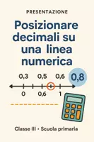 anteprima - Presentazioni / Lavagne - Posizionare decimali su una linea numerica - Pagina di copertina