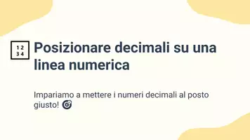 anteprima - Presentazioni / Lavagne - Posizionare decimali su una linea numerica - Pagina 1