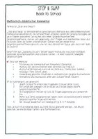 Vorschau - Spiele - Stop and Swap Back to School Conversation Cards Sek I Englisch - Seite 1