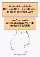 Vorschau - Arbeitsblätter - Aufbau nach sozialistischem Vorbild in der SBZ:DDR - Deckblatt