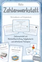 Vorschau - Stationenlernen - Zahlenwerkstatt - Schreiben - Zählen - Mengen erfassen - Deckblatt