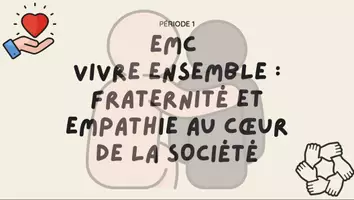 Aperçu - Préparation de séquence / Séquence complète - Séquence EMC sur la fraternité et l'empathie cycle 3 - Page de couverture