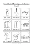 Vorschau - Arbeitsblätter - Arbeitsblätter Buchstabe Jj Druckschrift 250619 - Seite 1
