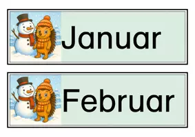 Vorschau - Präsentationen/Tafelbilder - Igelklasse - Tafelkalender - Seite 3