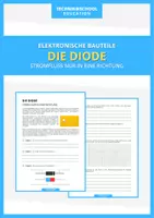 Vorschau - Arbeitsblätter - Technik - Elektronische Bauteile - Materialpaket - Seite 1
