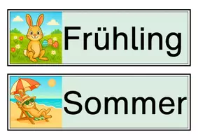 Vorschau - Präsentationen/Tafelbilder - Hasenklasse - Tafelkalender - Seite 1
