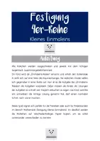 Vorschau - Spiele - Festigung 4er-Reihe | Mathespiel Kleines Einmaleins - Deckblatt