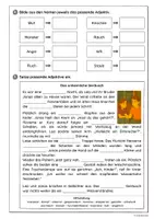 Vorschau - Arbeitsblätter - Gruselige Adjektive (Übungsaufgaben) - Seite 2