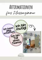 Vorschau - Poster - Affirmationen fürs Klassenzimmer - Deckblatt