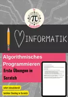 Vorschau - Arbeitsblätter - Informatik Erste Übungen mit Scratch – Einstieg in die visuelle Programmierung - Deckblatt