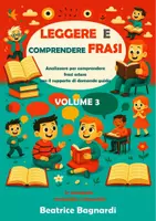 anteprima - Esercizi - LEGGERE E COMPRENDERE FRASI VOL 3 - Pagina di copertina