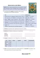 Vorschau - Arbeitsblätter - Klassenarbeit Latein Cursus L13 Quintus betet zu den Göttern - Seite 1