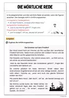 Vorschau - Arbeitsblätter - Die wörtliche Rede in Gruselgeschichten - Seite 3