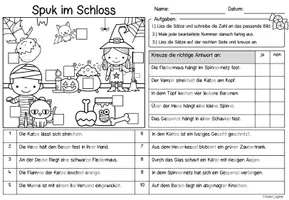 Vorschau - Arbeitsblätter - Wimmelbildsuche "Spuk im Schloss" I Kl. 2-3 - Seite 2