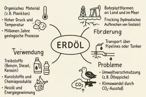 Vorschau - Arbeitsblätter - AB mit Fragen zum Thema "Erdöl" + Lösungsblatt + Mindmap + Infografik - Seite 2