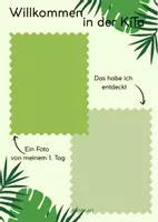 Vorschau - Mal- und Bastelvorlagen - Portfolioseiten Dschungle für die KiTa - Seite 2